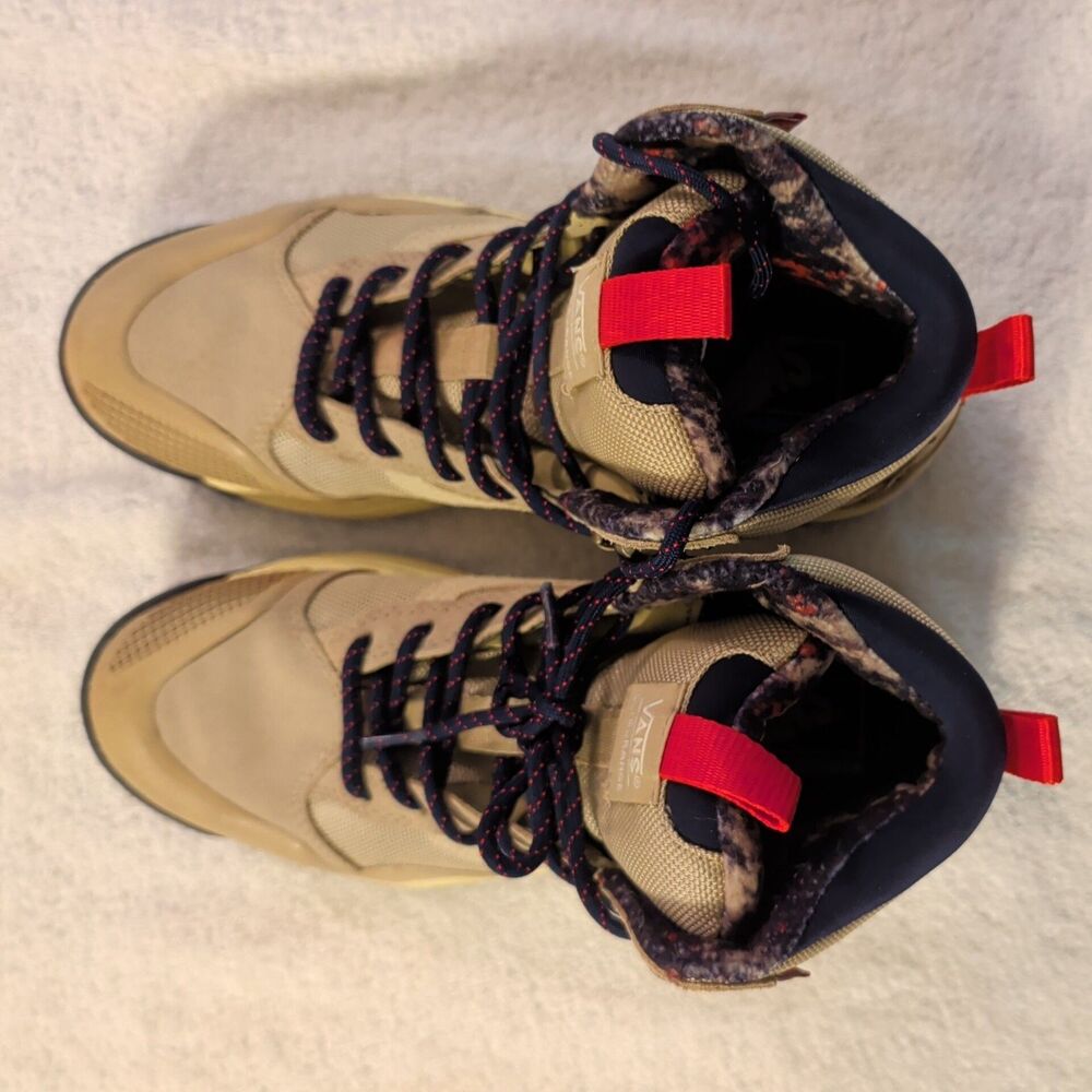 Vans UltraRange Exo Hi MTE-2 Waterproof Hiking Boots Beige Mens Size 7 - Picture 6 of 9